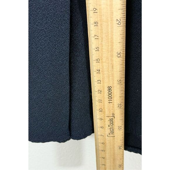 Vintage Jessica McClintock Gunne Sax 90’s Little Black Mini Racerback Dress 7/8 - Picture 9 of 11